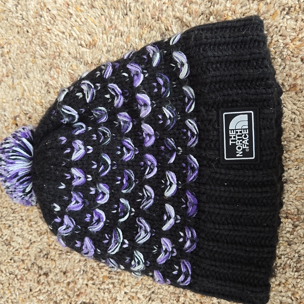 The North Face toque, fleece lined, guc